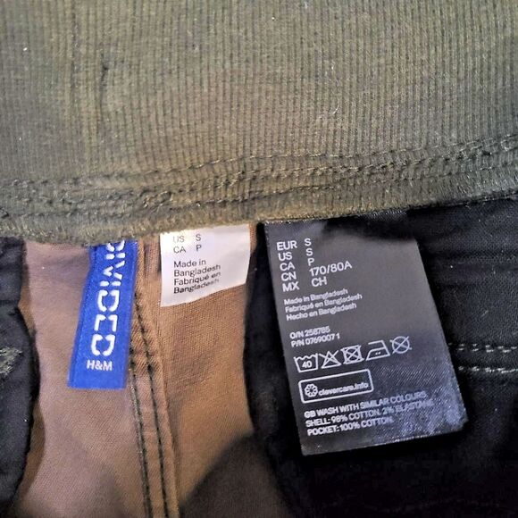 H M Men Cargo Stretchy Jogger with Pockets Size S - Picture 6 of 6